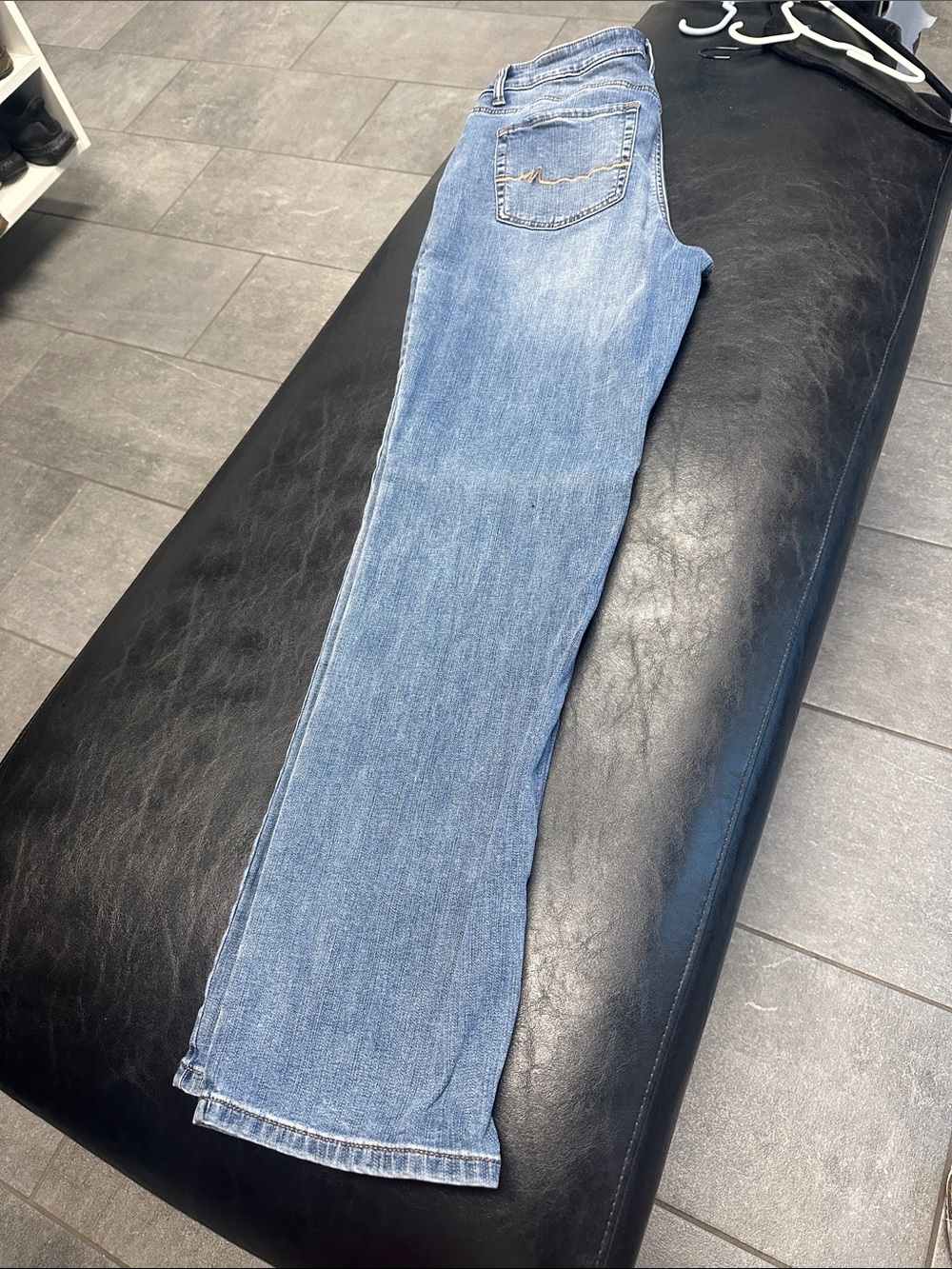Maurices Light Blue Straight-Leg Women's Jeans